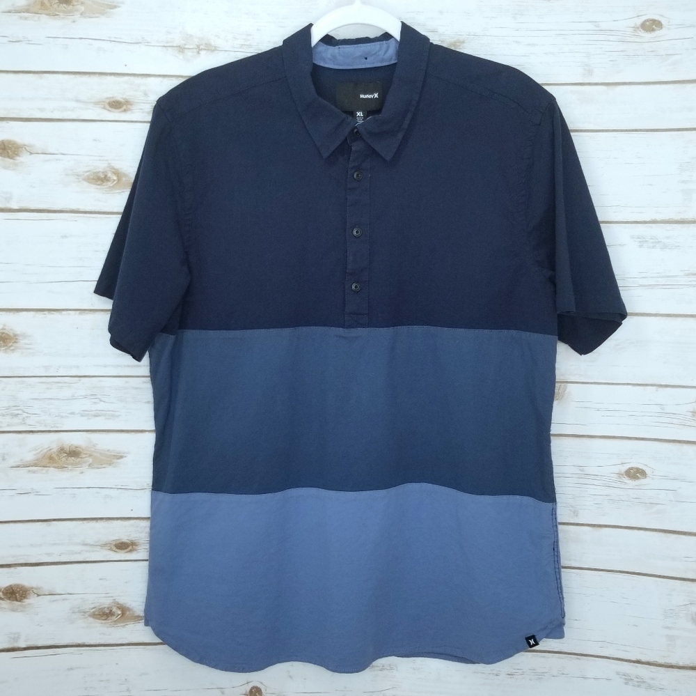 Hurley Short Sleeve Polo Shirt Size XL